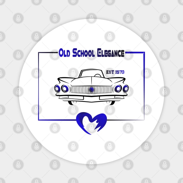 cars classic vintage elegence lovers old school 1970s Magnet by Mirak-store 